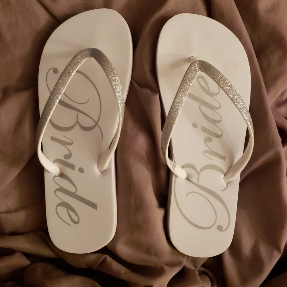 Bride Flip Flops